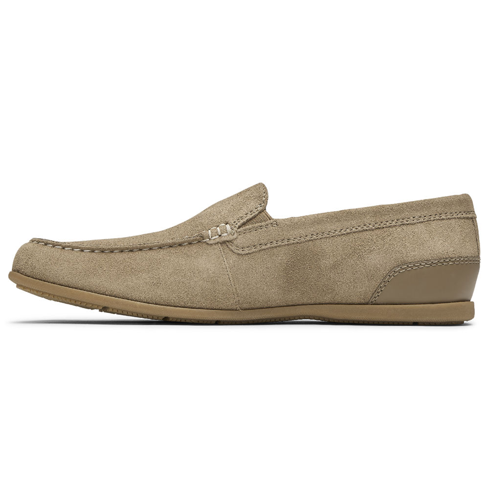 Rockport Slip-Ons Herre Olivengrønne - Malcom Venetian - JQBI35906